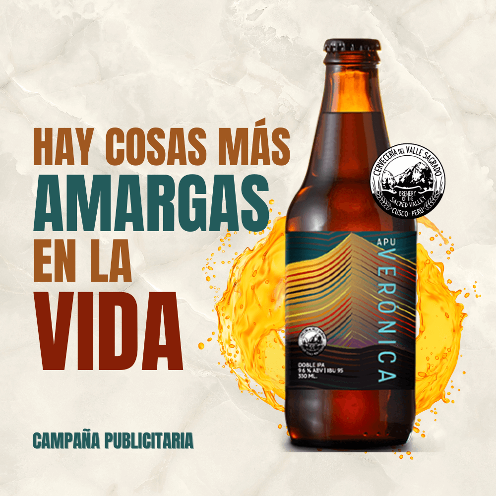 Cerveza Apu Verónica de Cervecería del Valle: Hay cosas más amargas en la vida