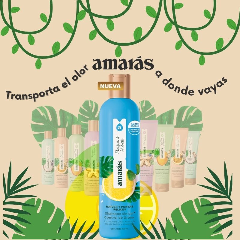 “Transporta el olor de Amarás a donde vayas”