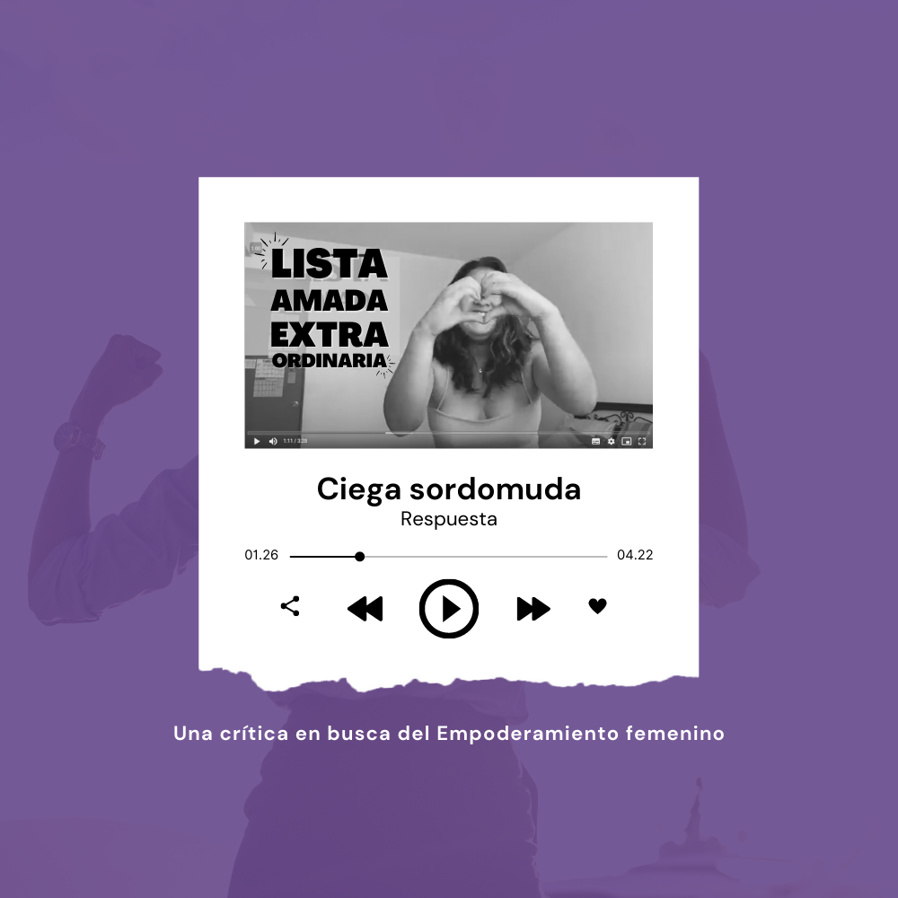 Ciega sordomuda: Una crítica en busca del empoderamiento femenino.