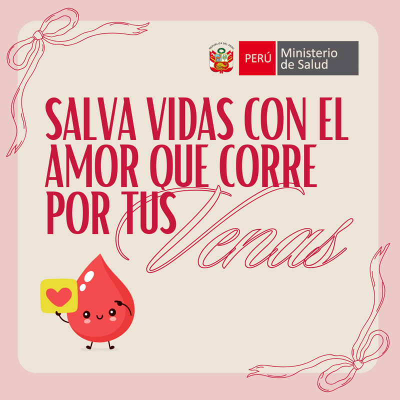 Salva vidas con el amor que corre por tus venas