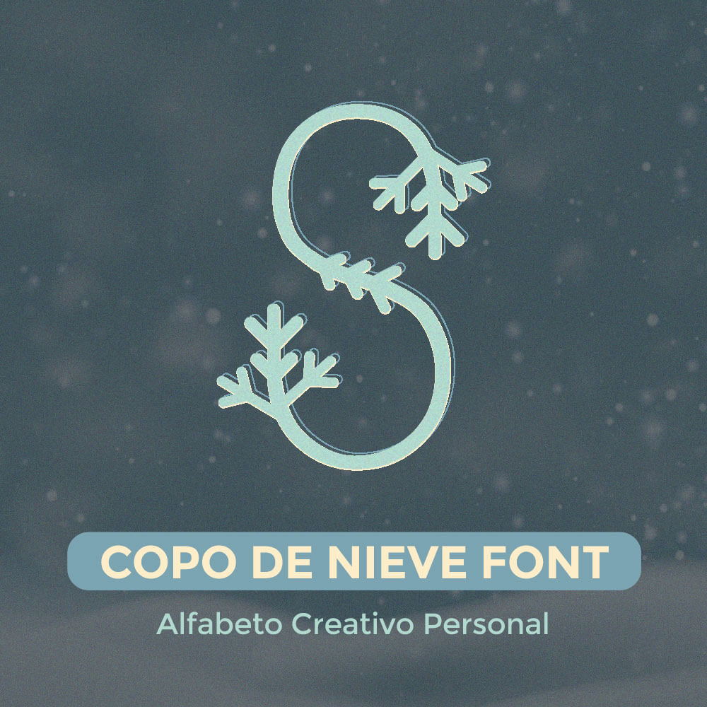 Copo de Nieve - ALFABETO CREATIVO PERSONAL