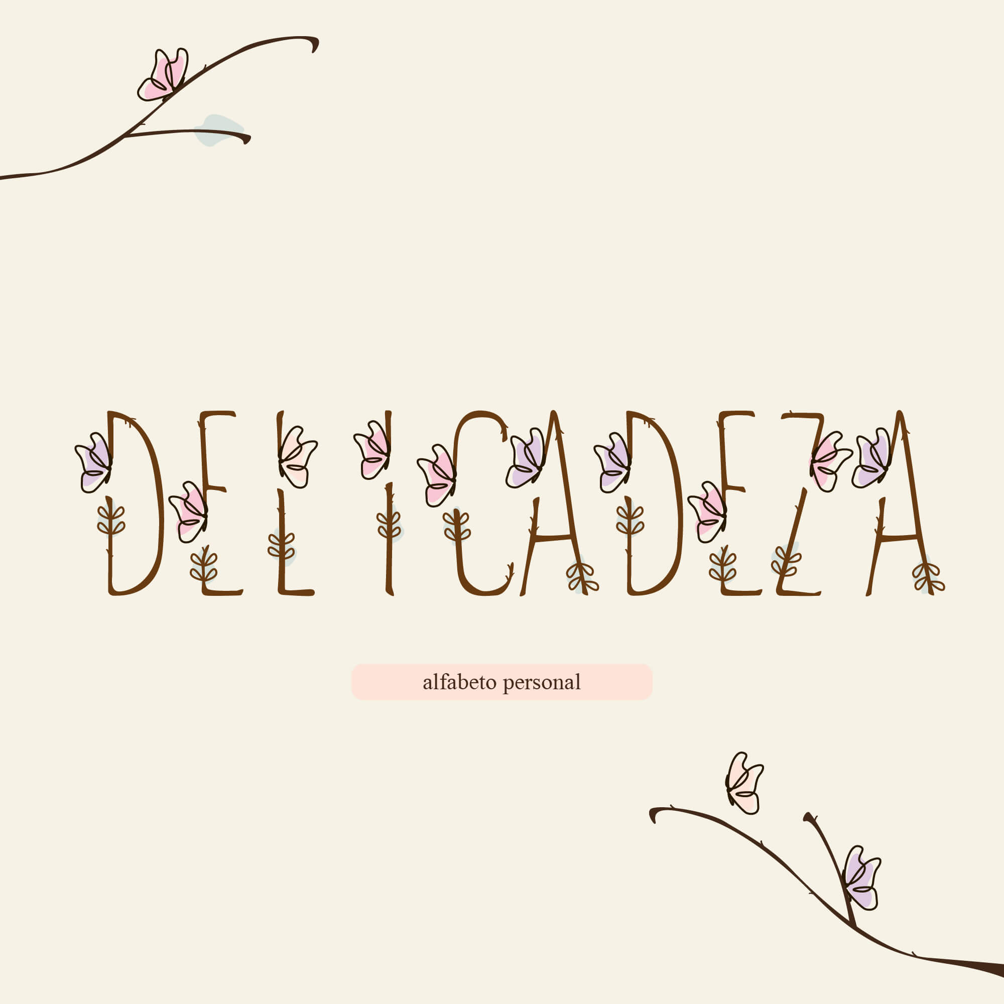 Delicadeza - Alfabeto creativo