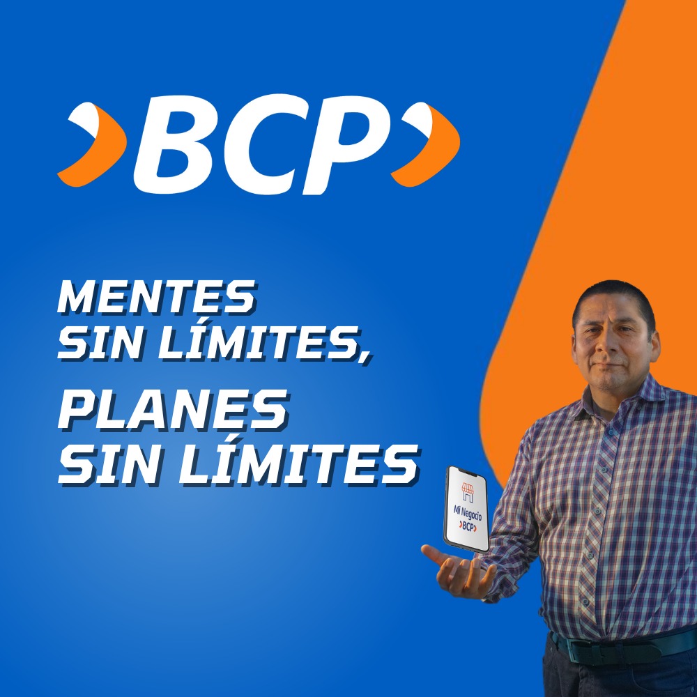 BCP: "Mentes sin límites, planes sin límites"