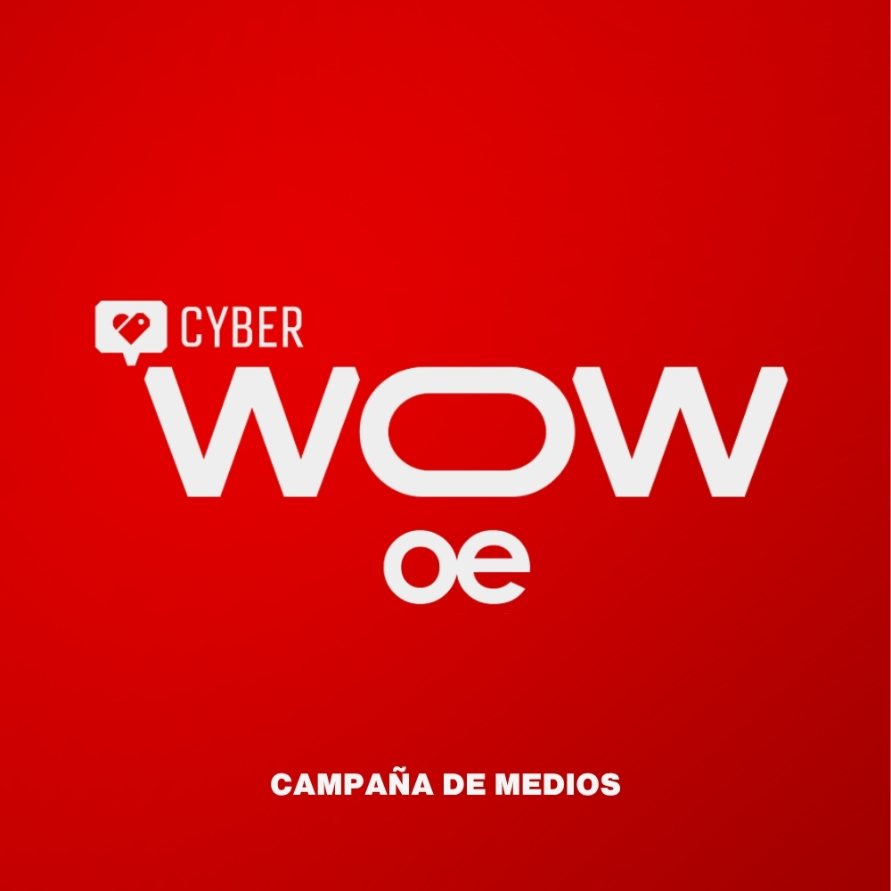 Campaña de medios para el Cyber WOW de Oechsle
