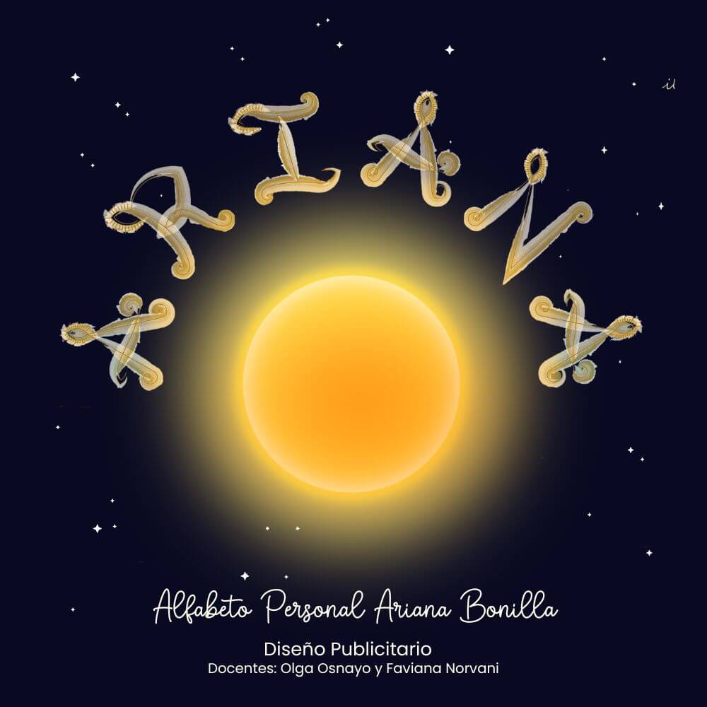 Alfabeto Personal Ariana Bonilla